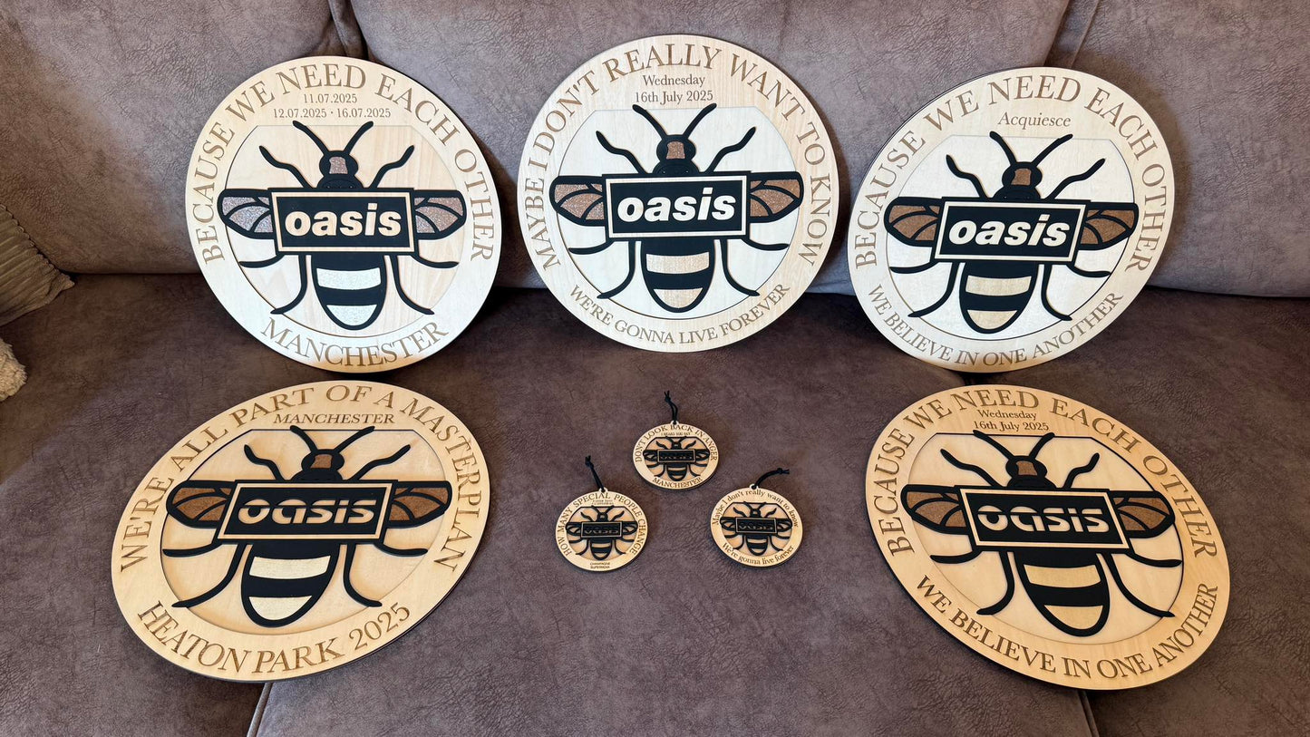 Personalised Oasis Wall Plaque