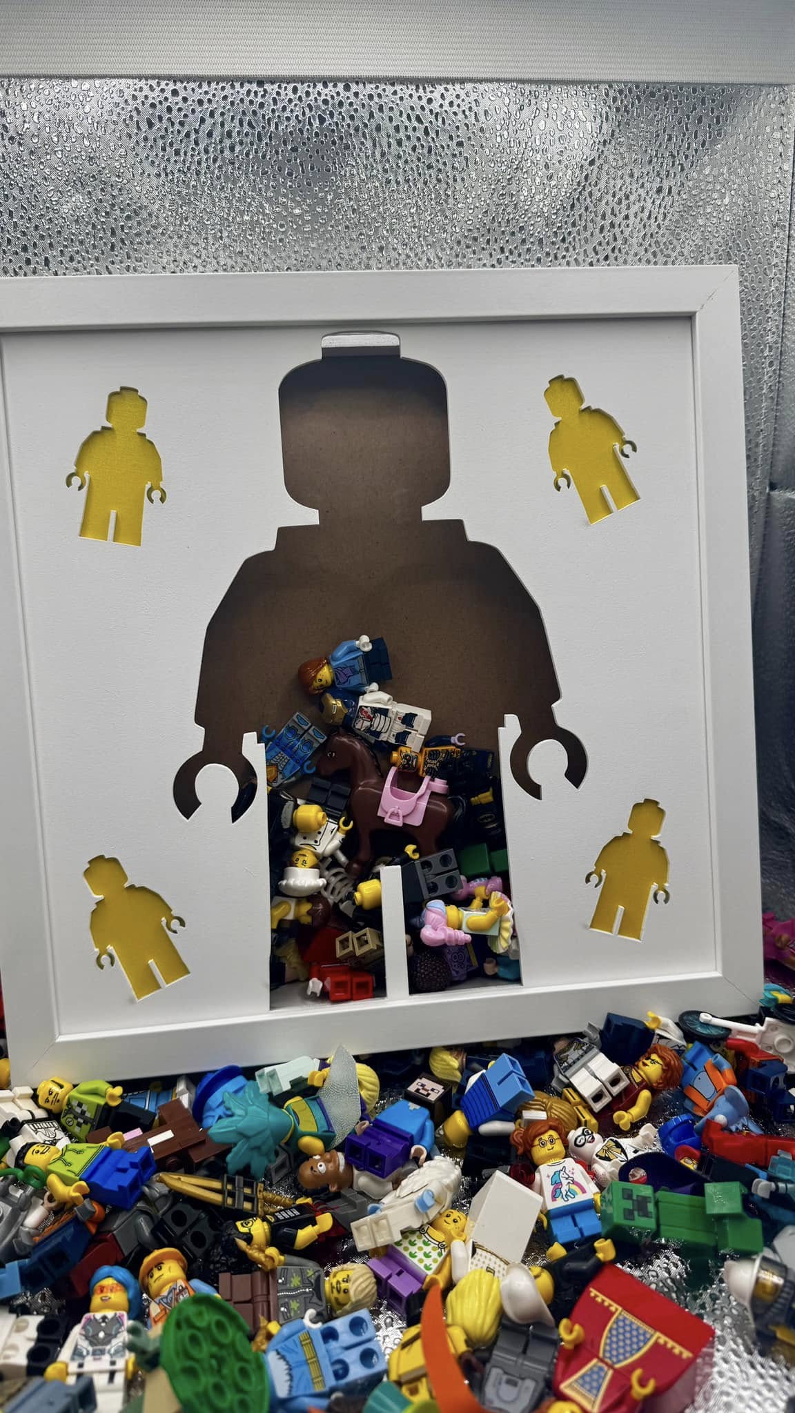 Brick storage frame