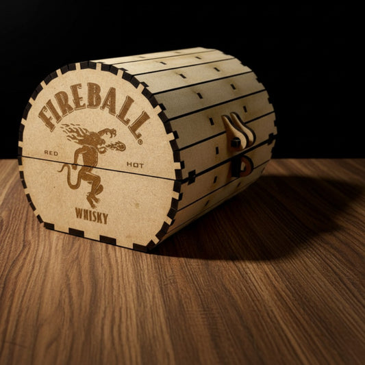 Spirit barrel & personalised glass