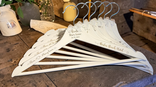 Wedding Day Hangers - Bridal Party